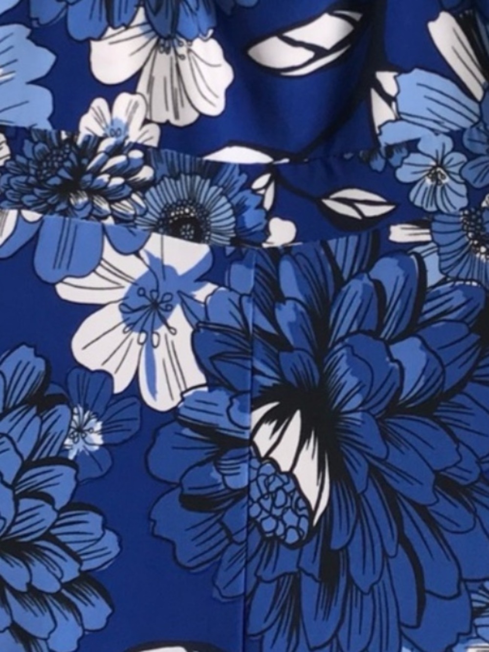 INC Women’s XL International Concepts Blue & White Floral Sleeveless Dress EUC - Picture 11 of 16